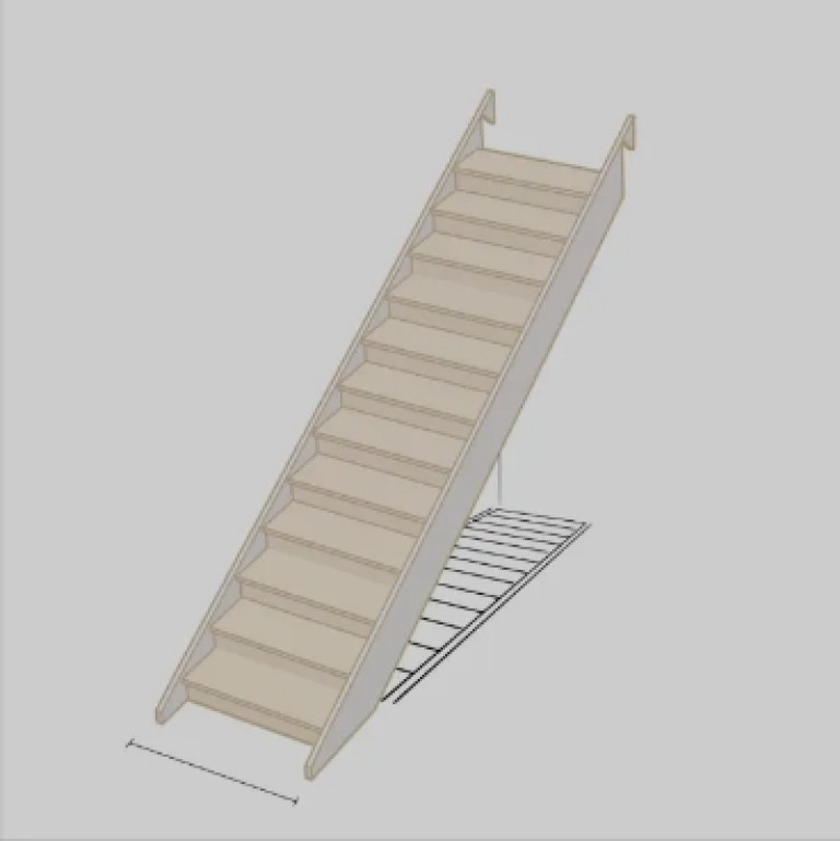 Straight Stairs 1