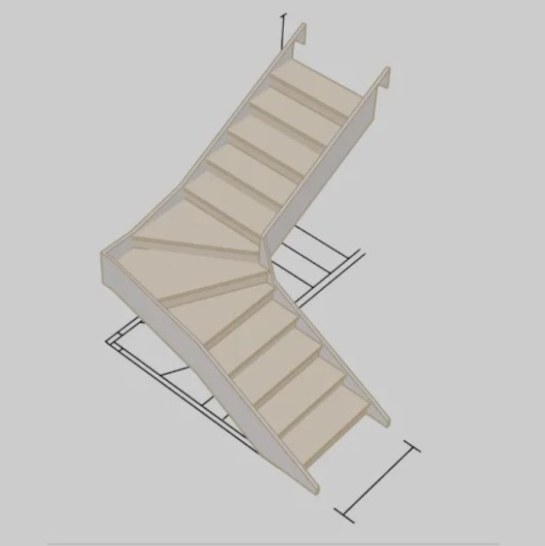 Straight Stairs 1