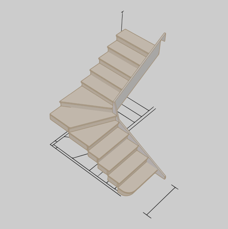 Straight Stairs 1